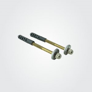 PARAFUSOS PARA FIXAÇÃO DE TANQUES E LAVATÓRIOS BUCHA 10X90MM LATÃO (PAR)