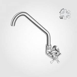 TORNEIRA PARA COZINHA BICA MÓVEL PAREDE - JOB
